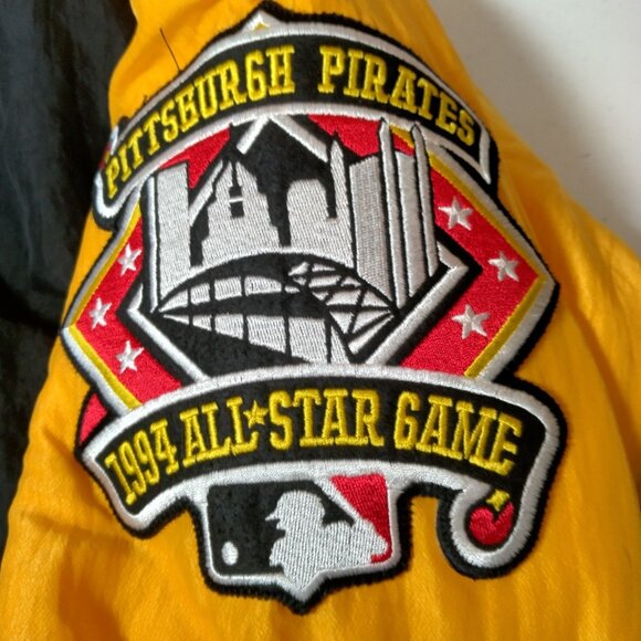 Vintage Pittsburgh Pirates Starter Jacket Large 1994 MLB All Star Game Baseball - Picture 16 of 16